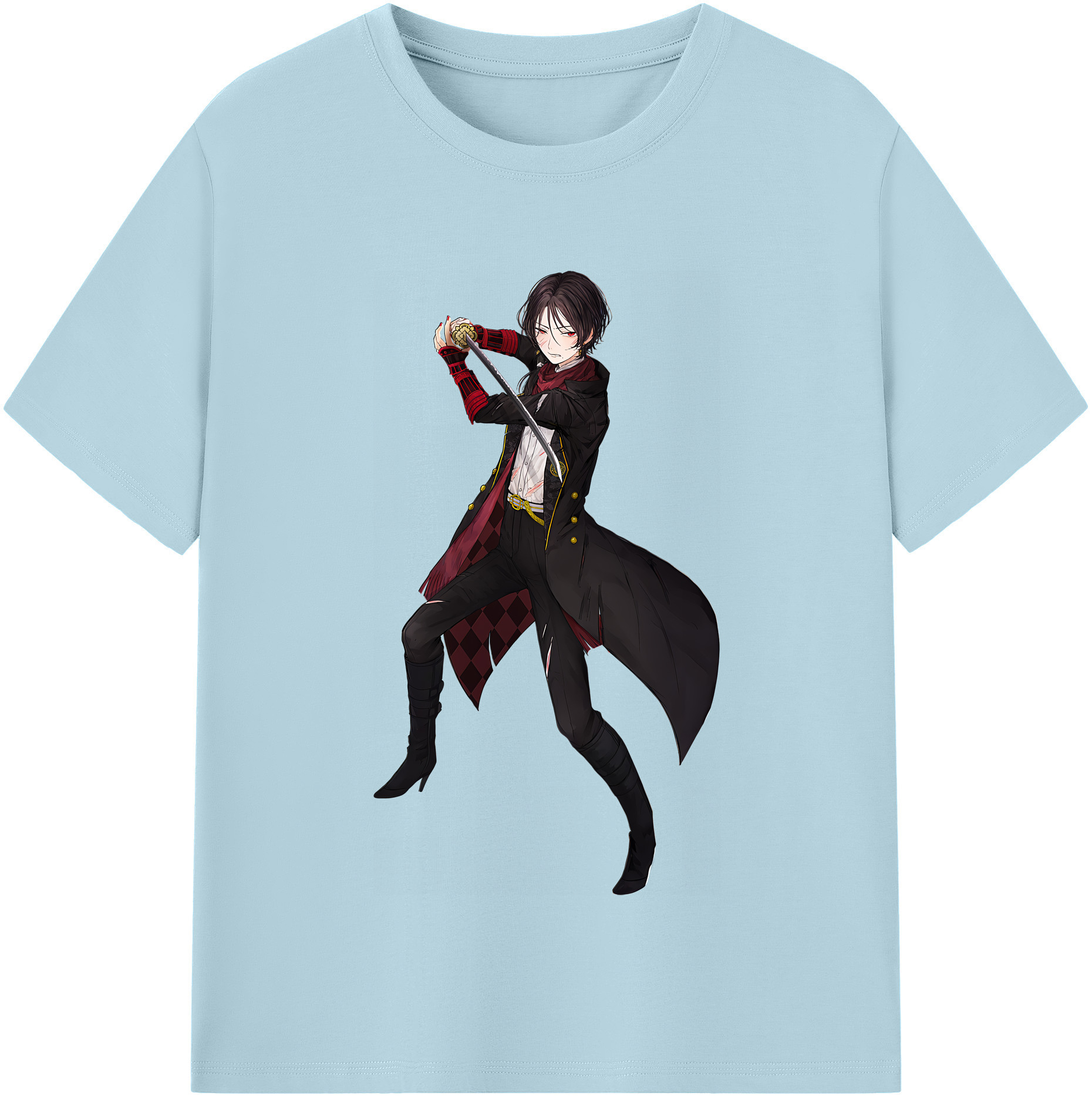 （画像用） 刀剣乱舞 Touken Ranbu 綿100％半袖Tシャツ（フロントプリント）